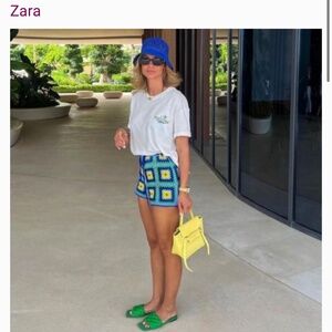 NWT Zara Crochet Shorts Size S